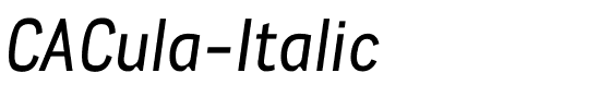 CACula-Italic.otf