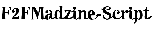 F2FMadzine-Script.ttf字體轉換器圖片