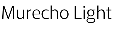 Murecho Light.otf字體轉換器圖片