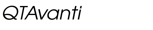 QTAvanti.ttf字體轉換器圖片