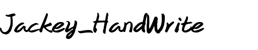 Jackey_HandWrite.ttf