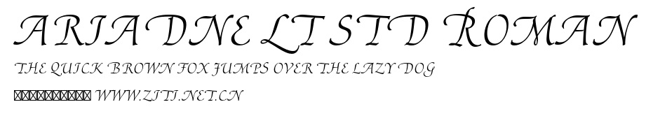Ariadne LT Std Roman.otf