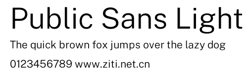 Public Sans Light.otf