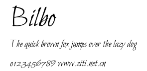 Bilbo.otf字體轉換器圖片