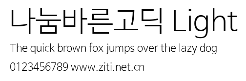 나눔바른고딕 Light.ttf