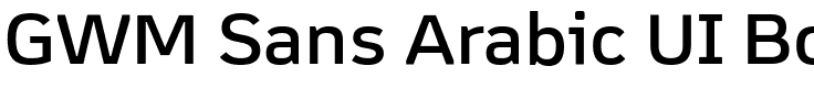 GWM Sans Arabic UI Bold.ttf字體轉換器圖片