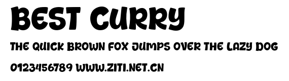 Best Curry.otf字體轉換器圖片