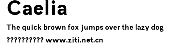 Caelia.otf字體轉換器圖片