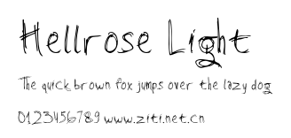 Hellrose Light.otf