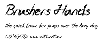 Brushers Hands.otf