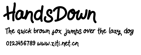 HandsDown.ttf