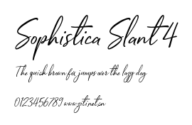 Sophistica Slant 4.otf