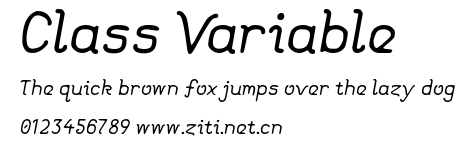 Class Variable.ttf