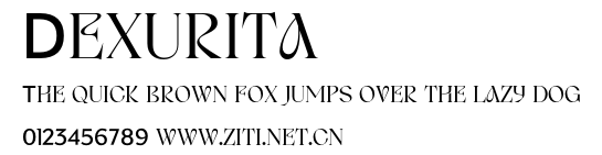 Dexurita.otf字體轉換器圖片