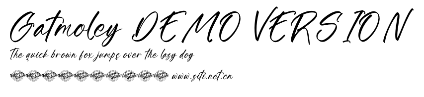 Gatmoley DEMO VERSION.otf