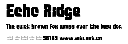 Echo Ridge.otf字體轉換器圖片