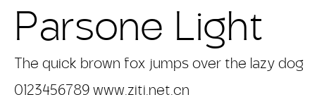 Parsone Light.ttf