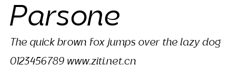 Parsone.ttf