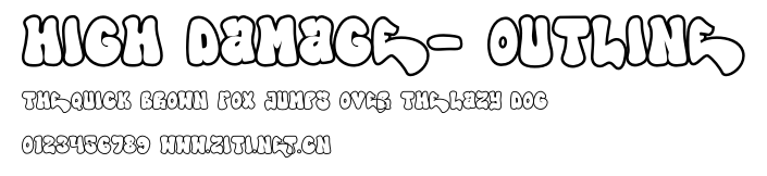 High Damage - Outline.otf