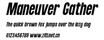 Maneuver Gather.ttf