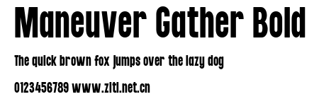 Maneuver Gather Bold.ttf