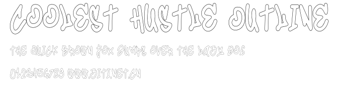 Coolest Hustle Outline.otf