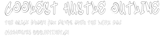 Coolest Hustle Outline.ttf
