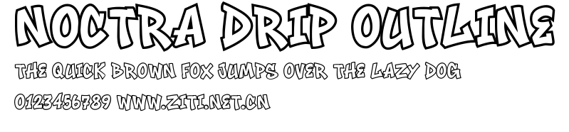 Noctra Drip Outline.ttf