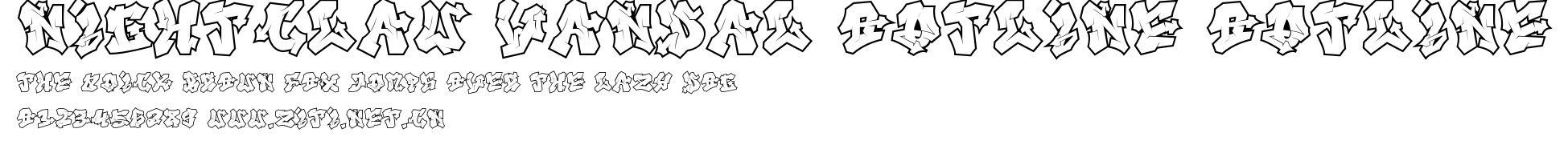 Nightclaw Vandal Outline Outline.ttf