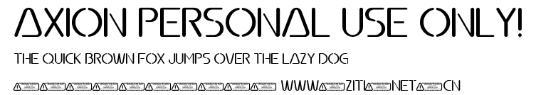 Axion PERSONAL USE ONLY!.ttf