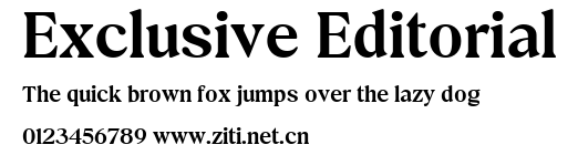 Exclusive Editorial.ttf