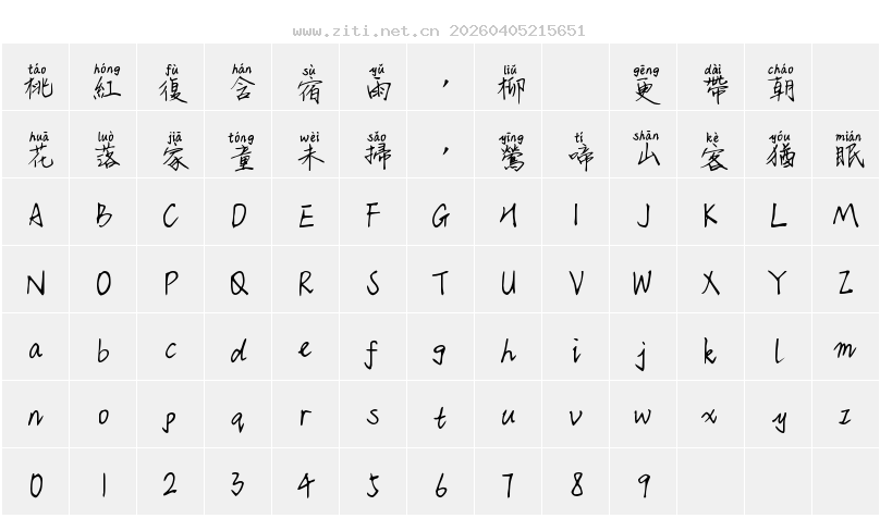 字符映射圖