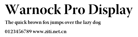 Warnock Pro Display.otf