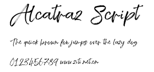 Alcatraz Script.otf