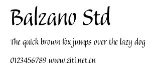 Balzano Std.otf