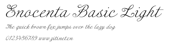 Enocenta Basic Light.otf