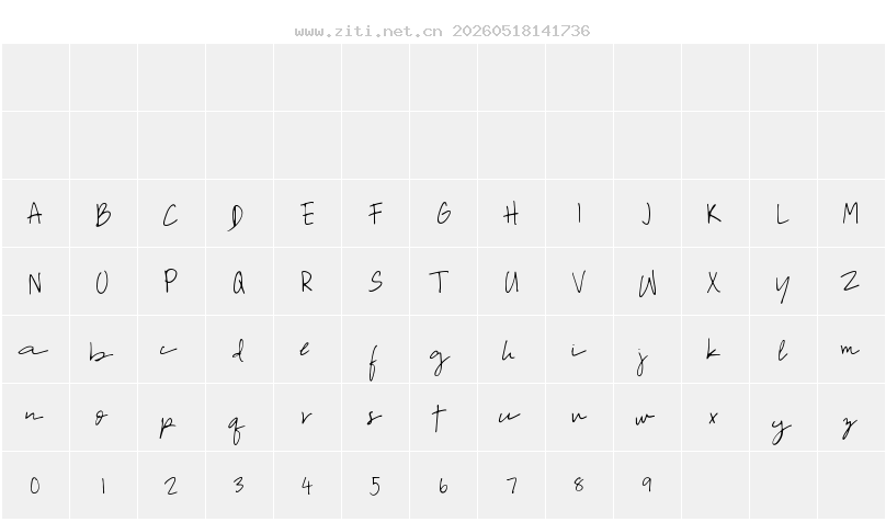 字符映射圖