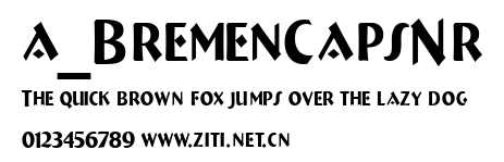a_BremenCapsNr.ttf字體轉換器圖片