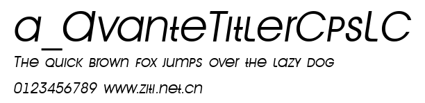 a_AvanteTitlerCpsLC.ttf字體轉換器圖片