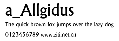a_Allgidus.ttf字體轉換器圖片