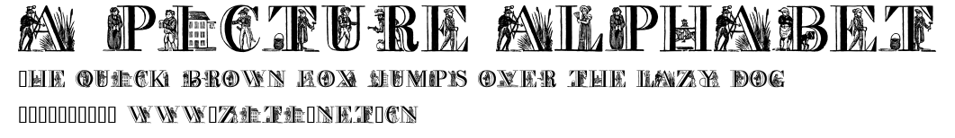 a picture alphabet.ttf字體轉換器圖片
