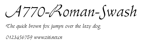A770-Roman-Swash.ttf字體轉換器圖片