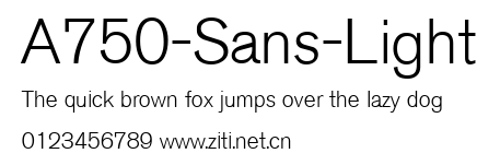 A750-Sans-Light.ttf字體轉換器圖片