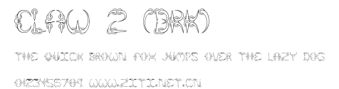 CLAW 2 (BRK).ttf