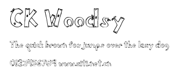 CK Woodsy.ttf字體轉換器圖片