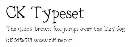 CK Typeset.ttf字體轉換器圖片