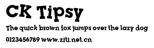 CK Tipsy.ttf字體轉換器圖片