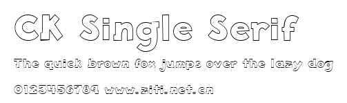 CK Single Serif.ttf