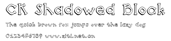 CK Shadowed Block.ttf