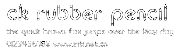 CK Rubber Pencil.ttf